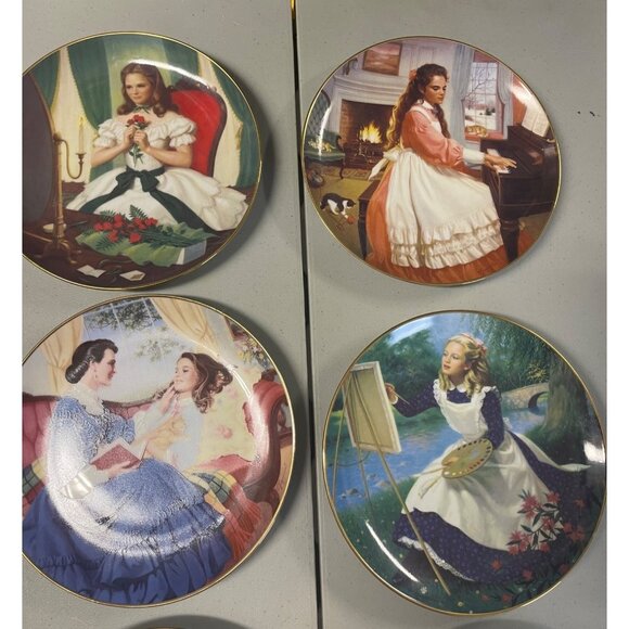 Little Women Danbury Mint Plate Set of 8 A6036 - Picture 6 of 9